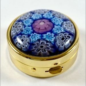 Murano glass pill box